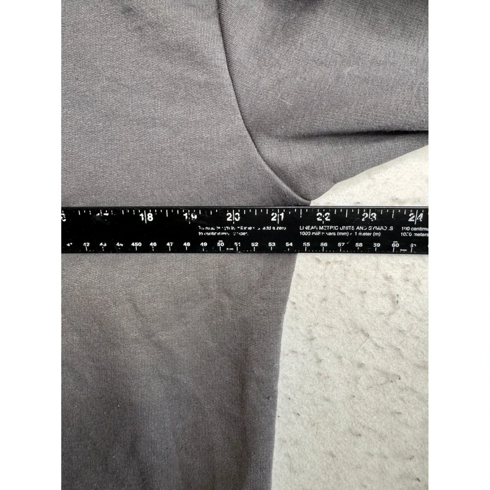 Adidas Mens Medium Grey Fleece Pullover Hoodie Zippered Chest Pocket Sweatshirt